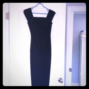 Stop Staring Black Wiggle Dress
